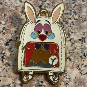 WHITE RABBIT Disney Alice in Wonderland Pins Backpack Loungefly Blind Box